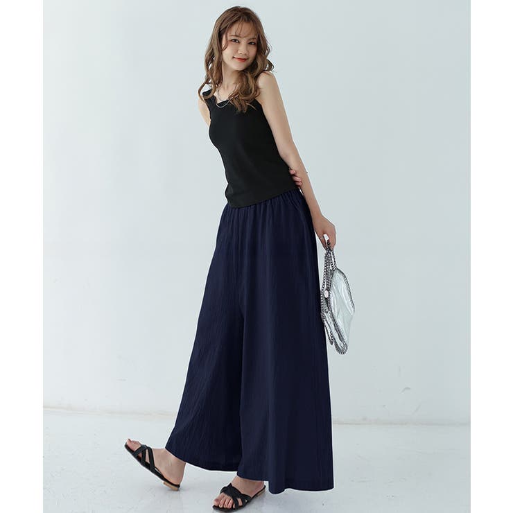 リラックスワイドパンツ キュロットパンツ | Miniministore | 詳細画像24 