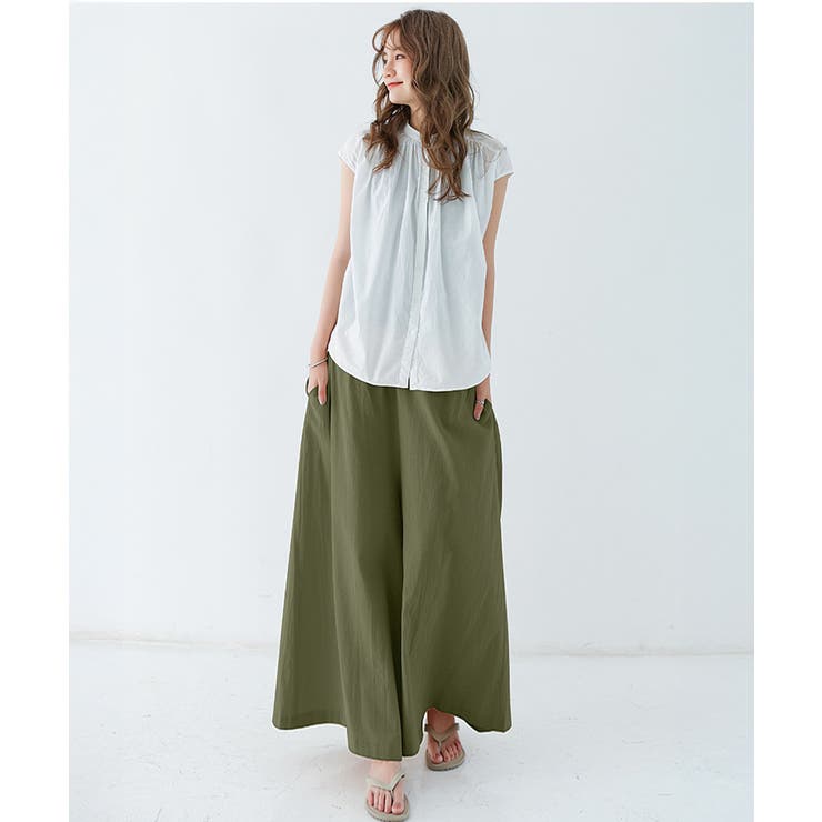 リラックスワイドパンツ キュロットパンツ | Miniministore | 詳細画像34 