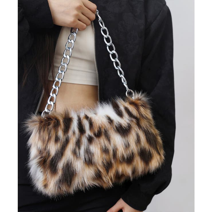 ファーチェーンバッグミニトートバッグ秋冬 | Miniministore | 詳細画像9 