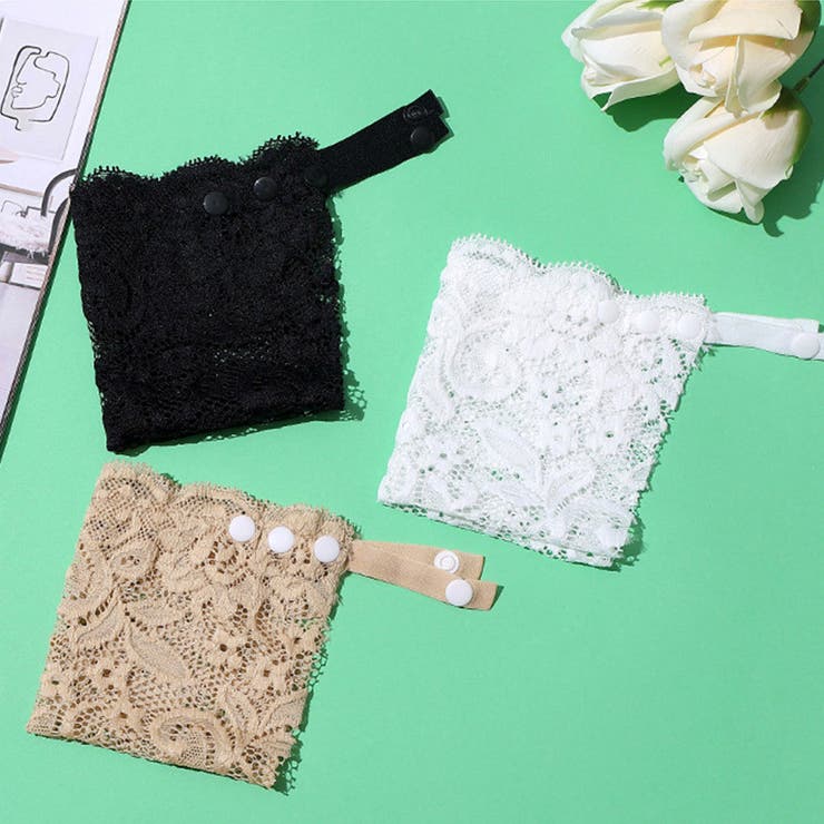 総レースブラカバー レディース胸元カバー | Miniministore | 詳細画像7 