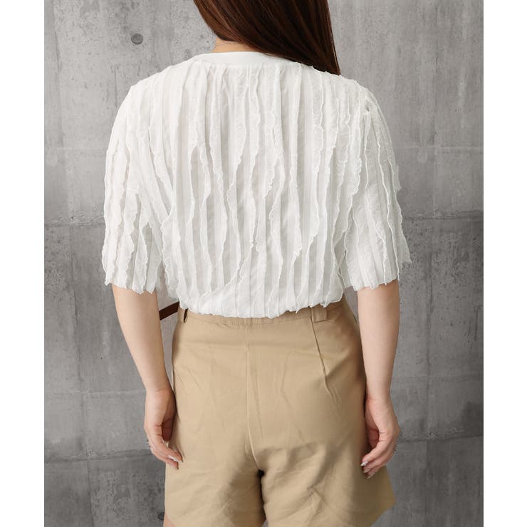 シアートップスワッシャー楊柳プルオーバー | Miniministore | 詳細画像23 