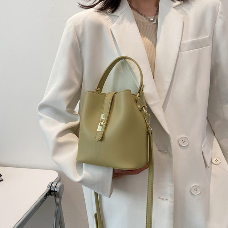 ショルダーバッグ スクエアバケットバッグ オフィスカジュアル | Miniministore | 詳細画像12 