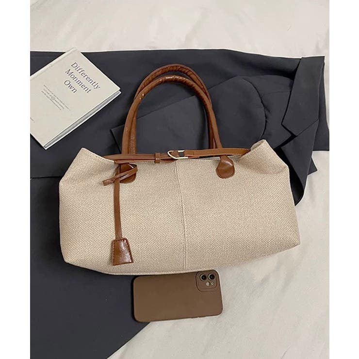 キャンバストートバッグ横長ベルトデザイン | Miniministore | 詳細画像12 