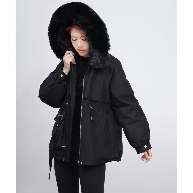 ファーフード付きモッズコートレディース冬 | Miniministore | 詳細画像25 