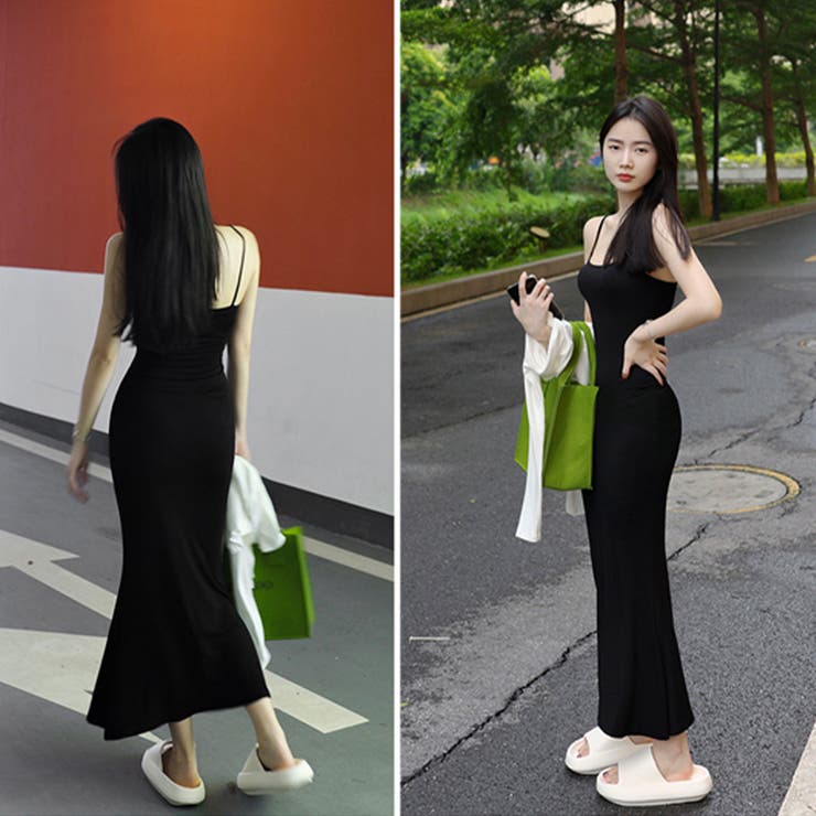 キャミワンピースロング丈ボディコンワンピ | Miniministore | 詳細画像8 