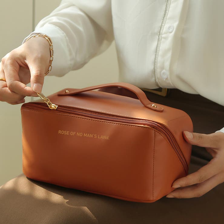 PUメイクボックス 大容量 コスメポーチ | Miniministore | 詳細画像11 