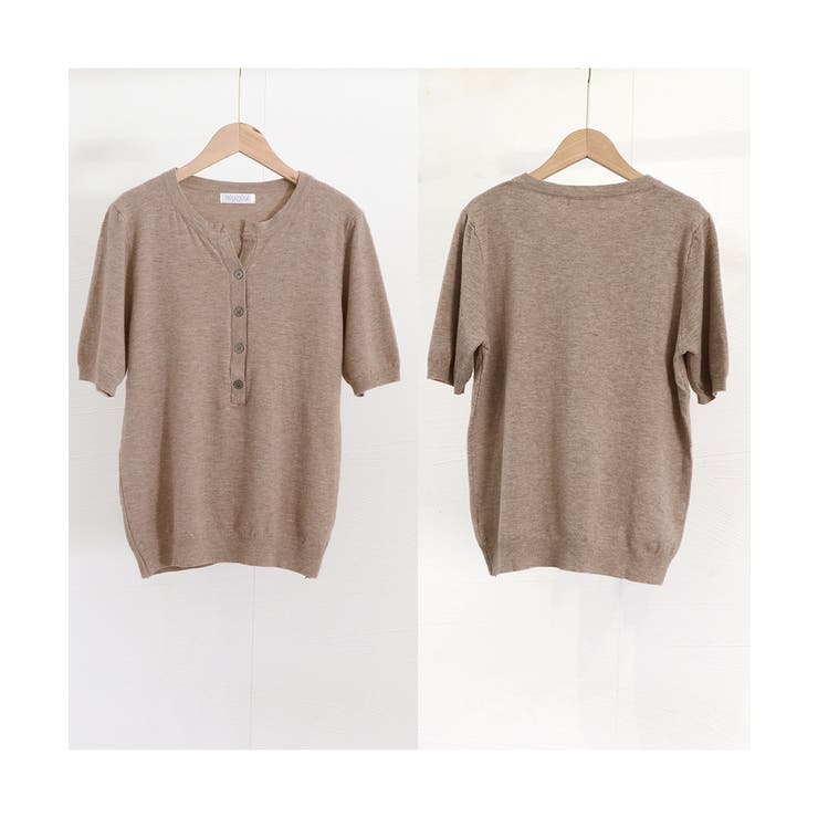 サマーニット Vネックニットトップス韓国 | Miniministore | 詳細画像39 