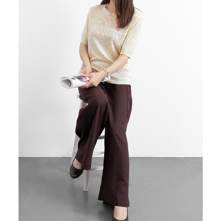 ジャカードレーストップス シアーブラウス | Miniministore | 詳細画像13 