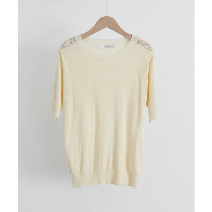 ジャカードレーストップス シアーブラウス | Miniministore | 詳細画像18 