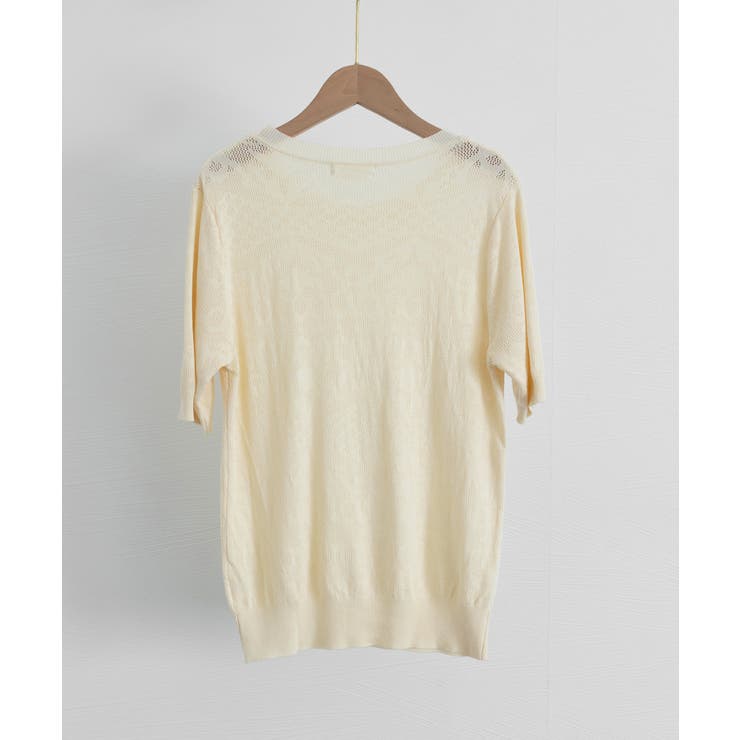 ジャカードレーストップス シアーブラウス | Miniministore | 詳細画像19 