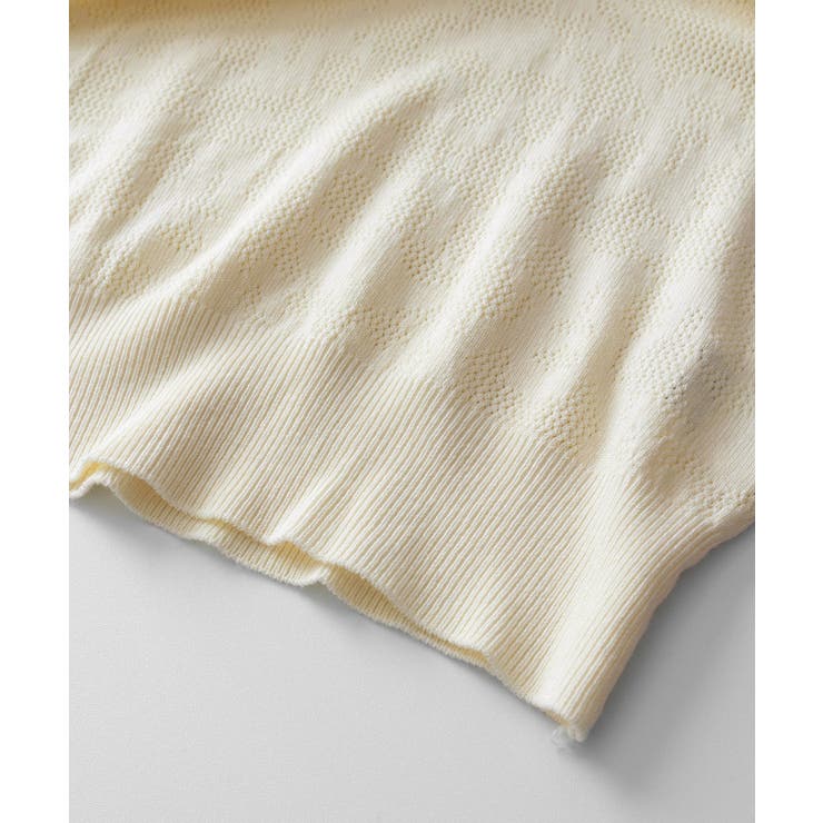 ジャカードレーストップス シアーブラウス | Miniministore | 詳細画像23 