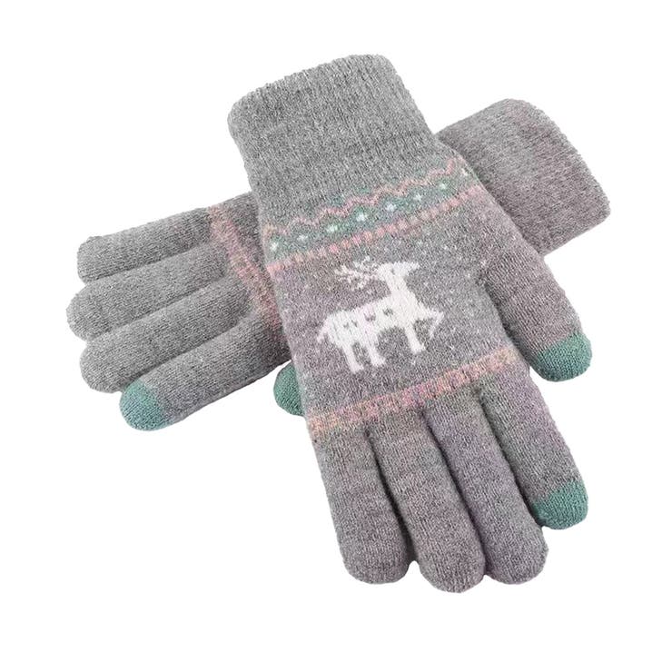 裏起毛トナカイ柄手袋タッチパネル対応手袋 | Miniministore | 詳細画像25 