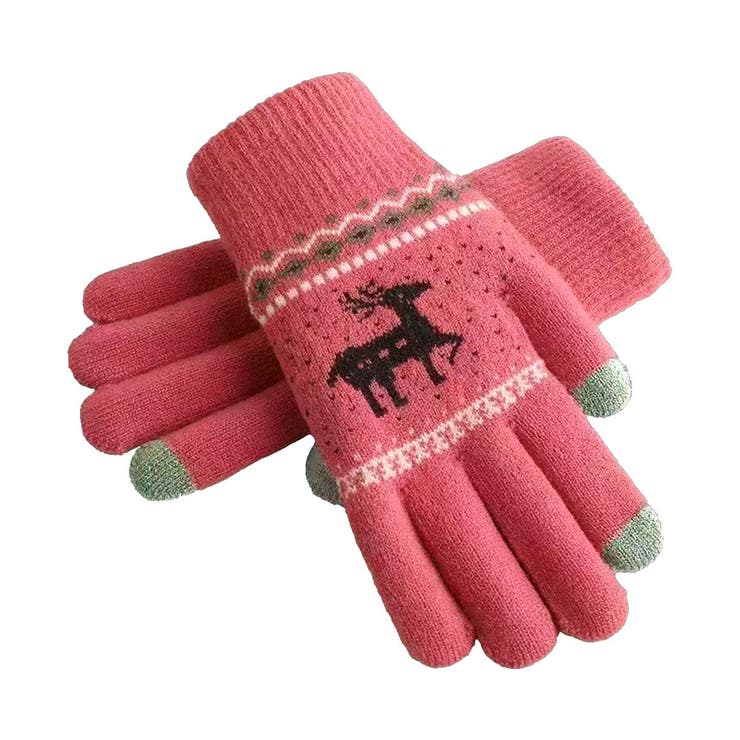 裏起毛トナカイ柄手袋タッチパネル対応手袋 | Miniministore | 詳細画像29 