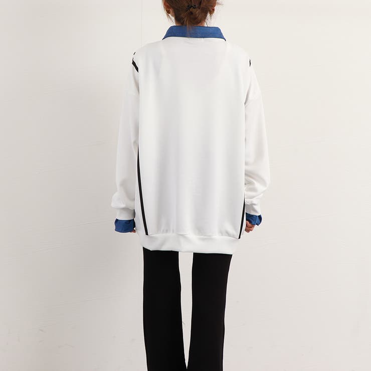 レイヤード風スウェットトップスレディース | Miniministore | 詳細画像16 