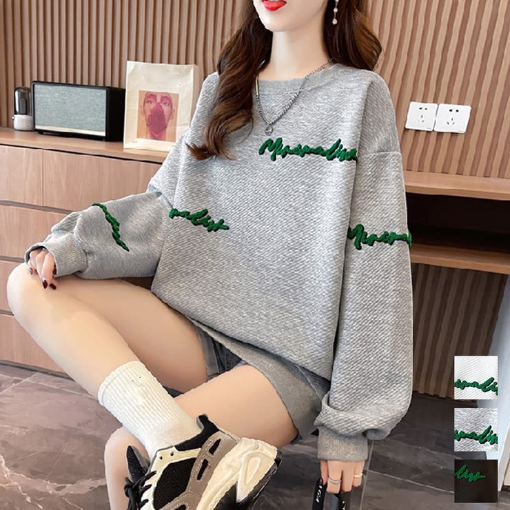 スウェット トレーナー ビッグシルエット | Miniministore | 詳細画像1 