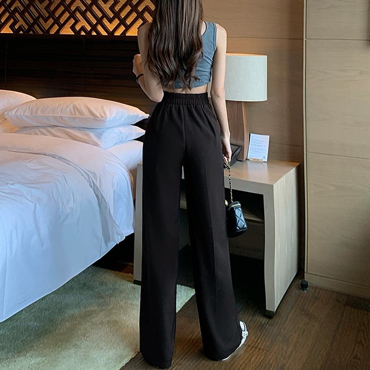 ドレープストレートパンツ レディース美脚 | Miniministore | 詳細画像7 