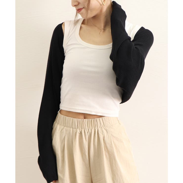 サマーカーディガン長袖ショート丈 ボレロ | Miniministore | 詳細画像21 