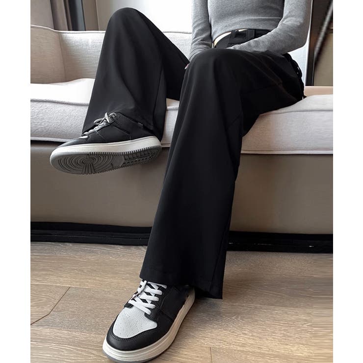 ワイドパンツレディースハイウエスト韓国風 | Miniministore | 詳細画像5 