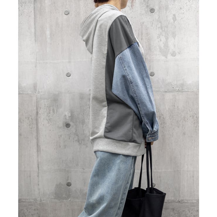 ドッキングパーカー フード付きトレーナー | Miniministore | 詳細画像22 