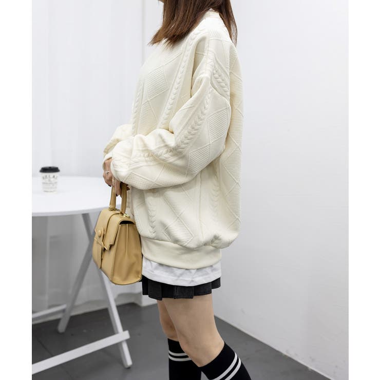 商品画像：miniministore レイヤード風 スウェットトレーナー 春秋 2
