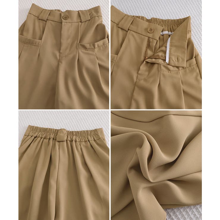 ワイドスラックスハイウエストタックパンツ | Miniministore | 詳細画像24 