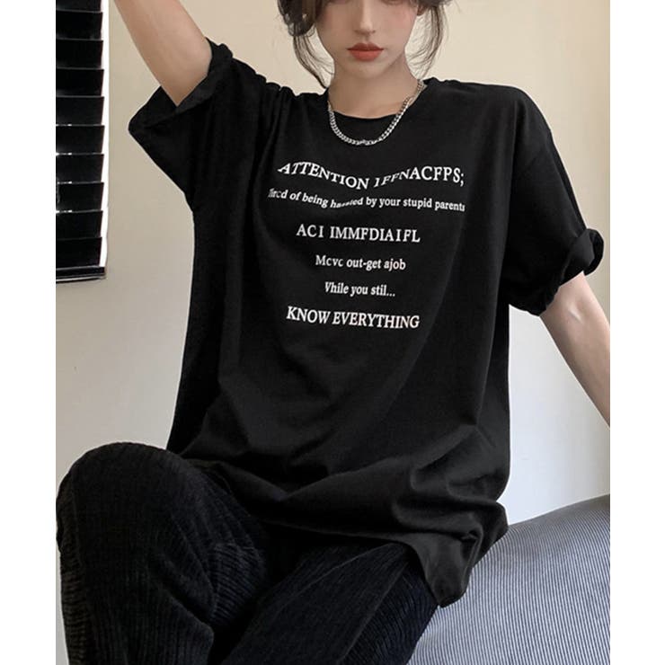 ロゴtシャツ 半袖 サマートップス韓国風 | Miniministore | 詳細画像9 