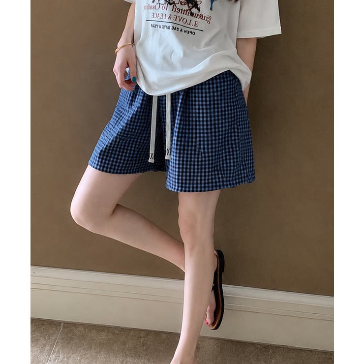 総柄ショートパンツルームウェアパンツ夏用 | Miniministore | 詳細画像4 