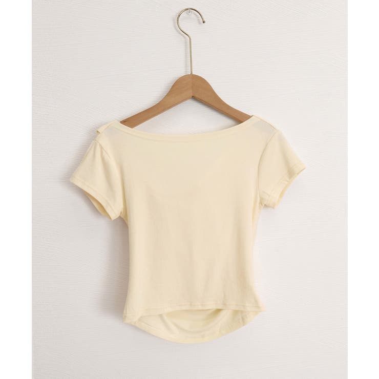 オフショルTシャツ 胸元ドレープトップス | Miniministore | 詳細画像37 