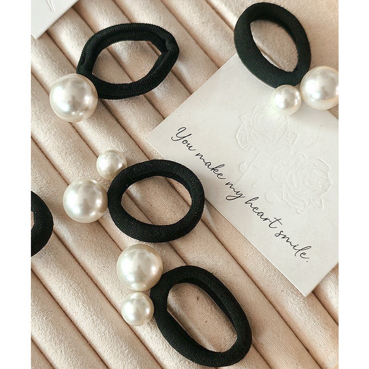 パールヘアゴム 韓国風 ヘアアクセサリー | Miniministore | 詳細画像18 
