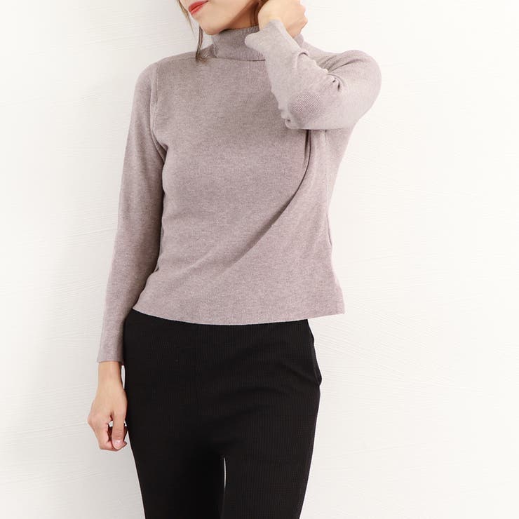 タートルネック ニットトップス 秋冬 | Miniministore | 詳細画像11 