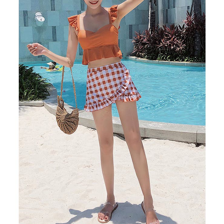 フリル水着2点セット盛れる水着レディース | Miniministore | 詳細画像2 