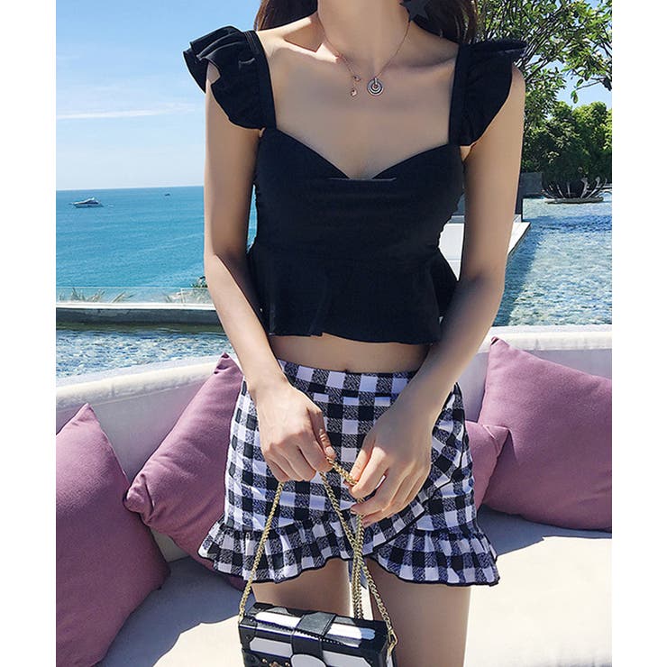 フリル水着2点セット盛れる水着レディース | Miniministore | 詳細画像4 