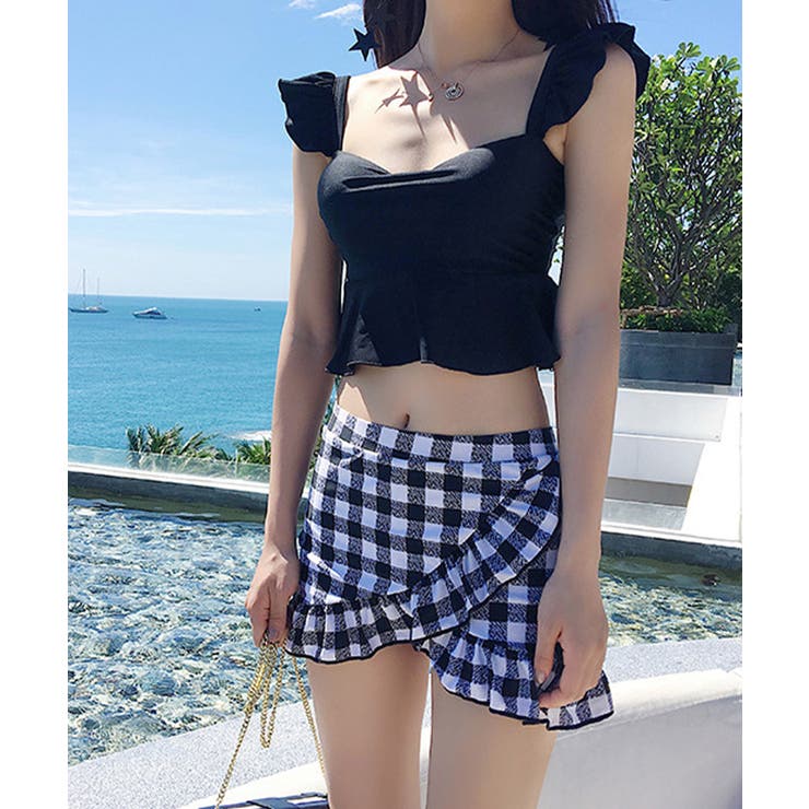 フリル水着2点セット盛れる水着レディース | Miniministore | 詳細画像5 