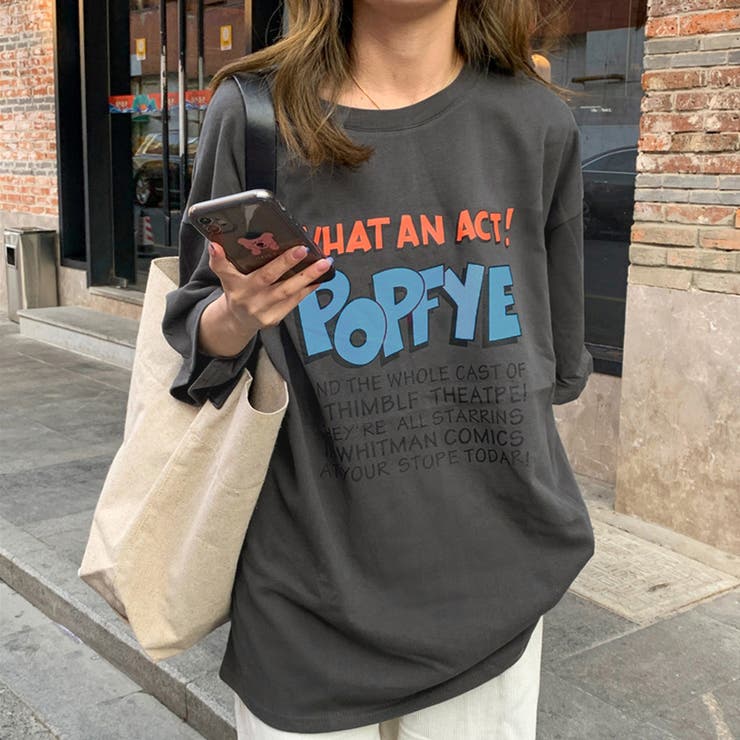 ロゴTシャツ レディース半袖ゆるtシャツ | Miniministore | 詳細画像5 