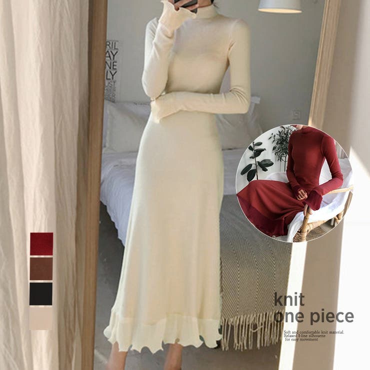 ニットワンピース ロング レディース秋冬 | Miniministore | 詳細画像1 