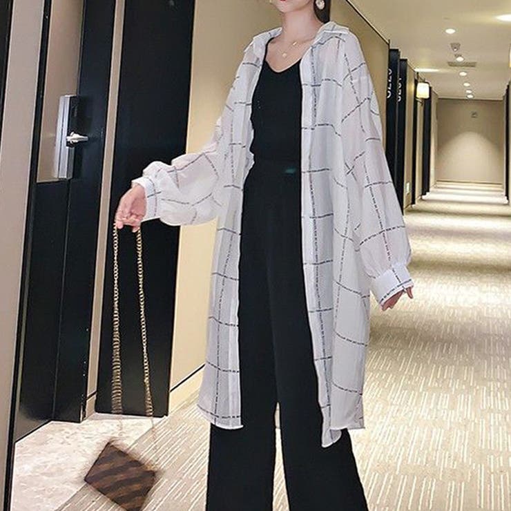 ロング カーディガン チェック柄シャツ 品番 Ii Miniministore ミニミニストア のレディースファッション通販 Shoplist ショップリスト