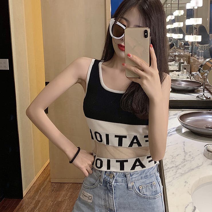 タンクトップ ノースリーブ キャミソール | Miniministore | 詳細画像10 