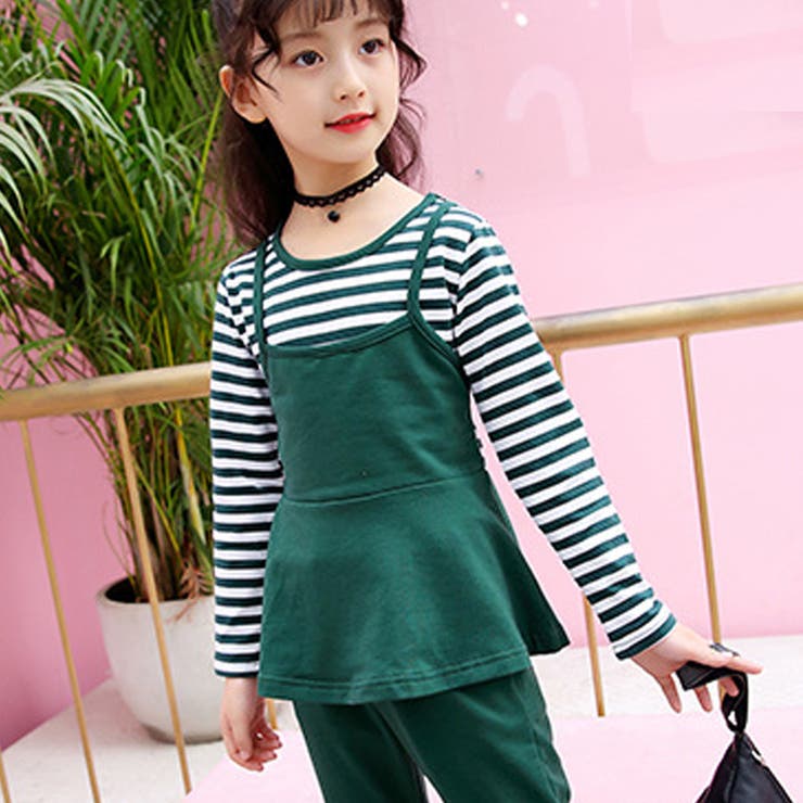 【新品】子供服 セットアップ グリーン