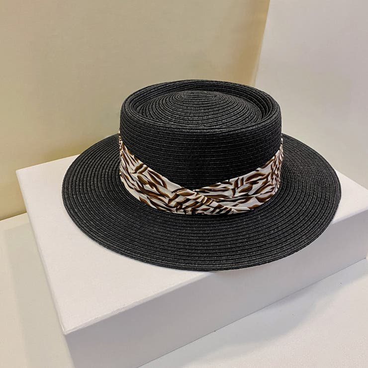 カンカン帽子 紫外線対策 ストローハット[品番：II000008800