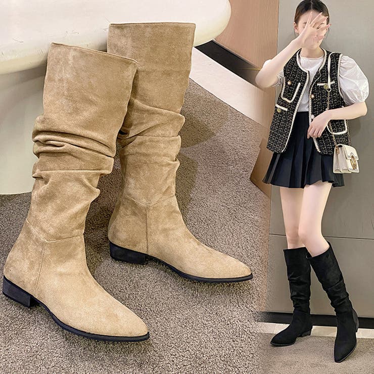 ロングブーツ レディーススエード調ブーツ | Miniministore | 詳細画像5 