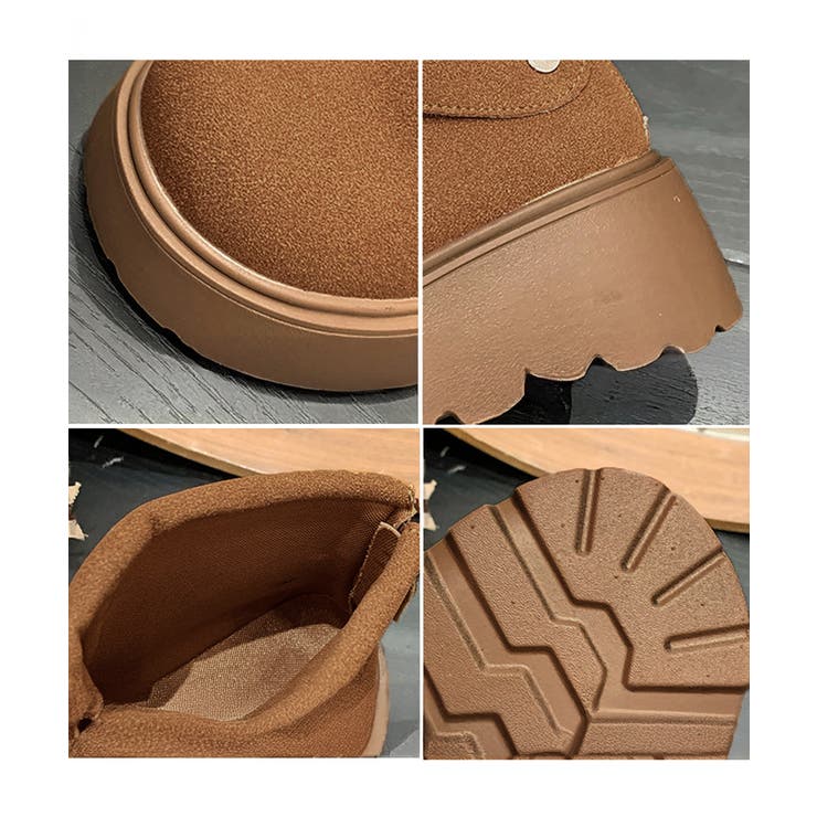厚底ショートブーツ 秋冬シューズ美脚脚長 | Miniministore | 詳細画像23 