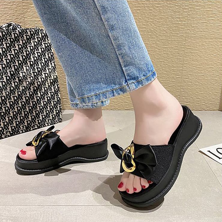 厚底サンダル 蝶結び レディース 夏靴 | Miniministore | 詳細画像10 