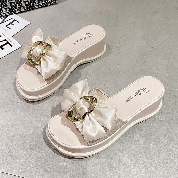厚底サンダル 蝶結び レディース 夏靴 | Miniministore | 詳細画像14 