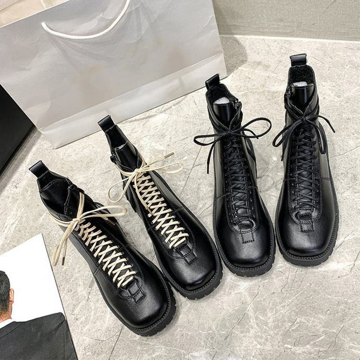 厚底 ショートブーツ レディース 裏起毛 | Miniministore | 詳細画像15 