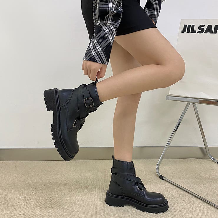 厚底 ショートブーツ レディース 美脚 | Miniministore | 詳細画像5 