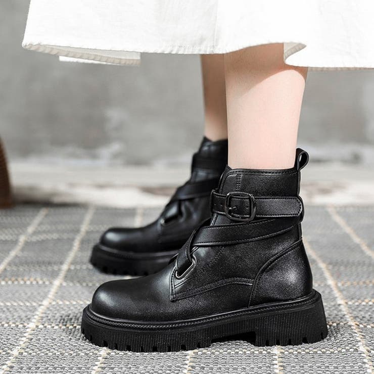 厚底 ショートブーツ レディース 美脚 | Miniministore | 詳細画像6 