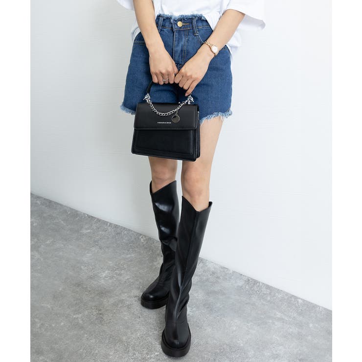 ロングブーツ 厚底 ジョッキーブーツ韓国 | Miniministore | 詳細画像4 