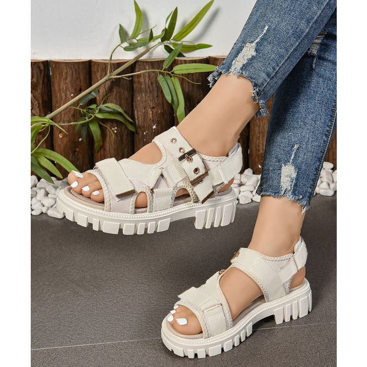 トラックソール スポーツサンダル 厚底靴 | Miniministore | 詳細画像8 