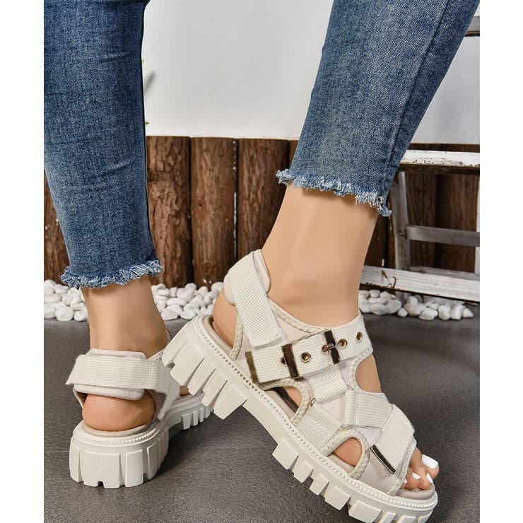 トラックソール スポーツサンダル 厚底靴 | Miniministore | 詳細画像9 