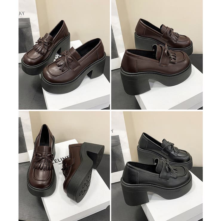 タッセル厚底ローファー ボリュームソール | Miniministore | 詳細画像19 